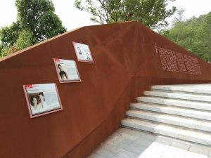 德清耐候钢挡土墙